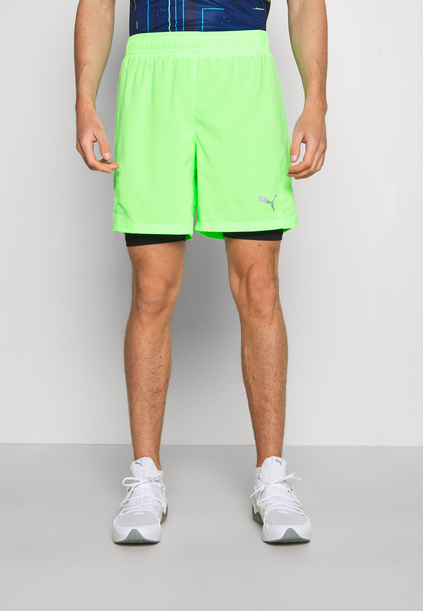 puma neon shorts