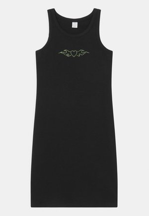 DRESS SLEEVELESS - Sukienka z dżerseju - black