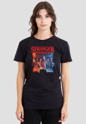STRANGER THINGS HAWKINS CREEL HOUSE POSTER - T-Shirt print - black