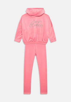 RELAXED OTH HOOD SET - Spodnji deli trenirk - pink