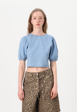 ONLNOVA AZURE TIE - Palaidinė - light blue denim