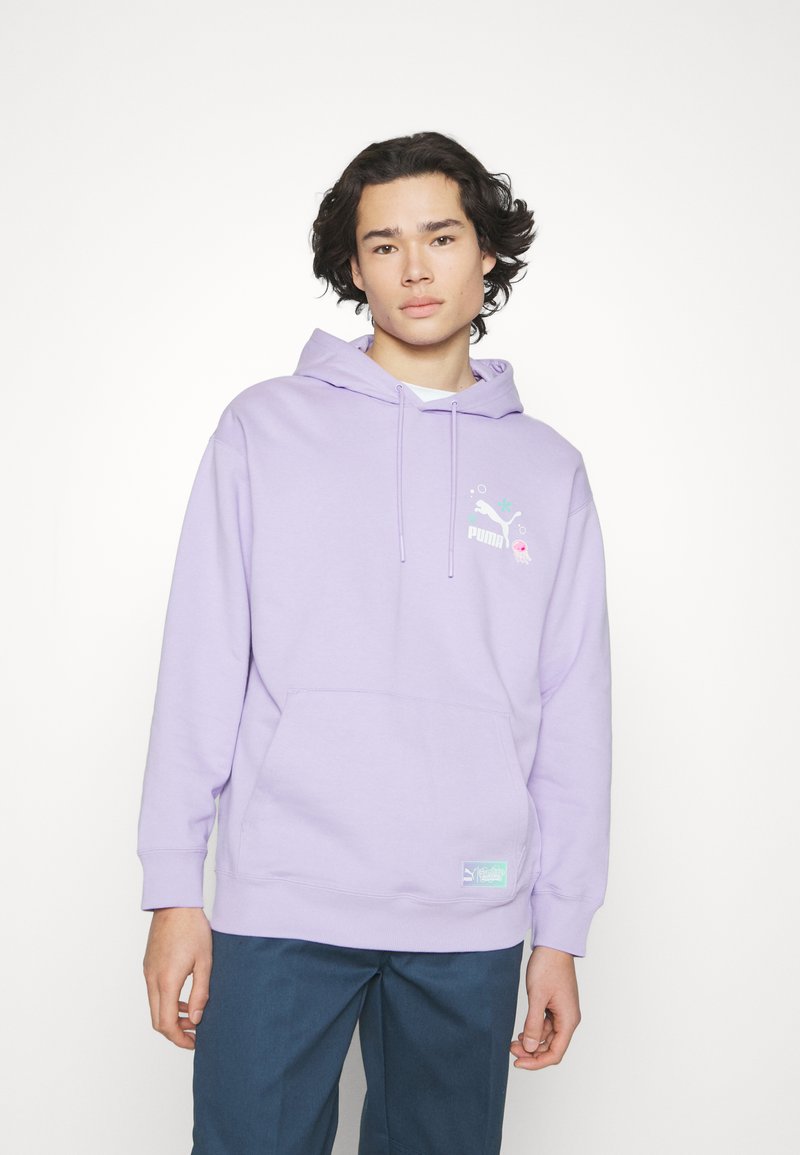 Puma SPONGEBOB GRAPHIC HOODIE - Collegepaita - vivid violet/syreeni -  Zalando.fi