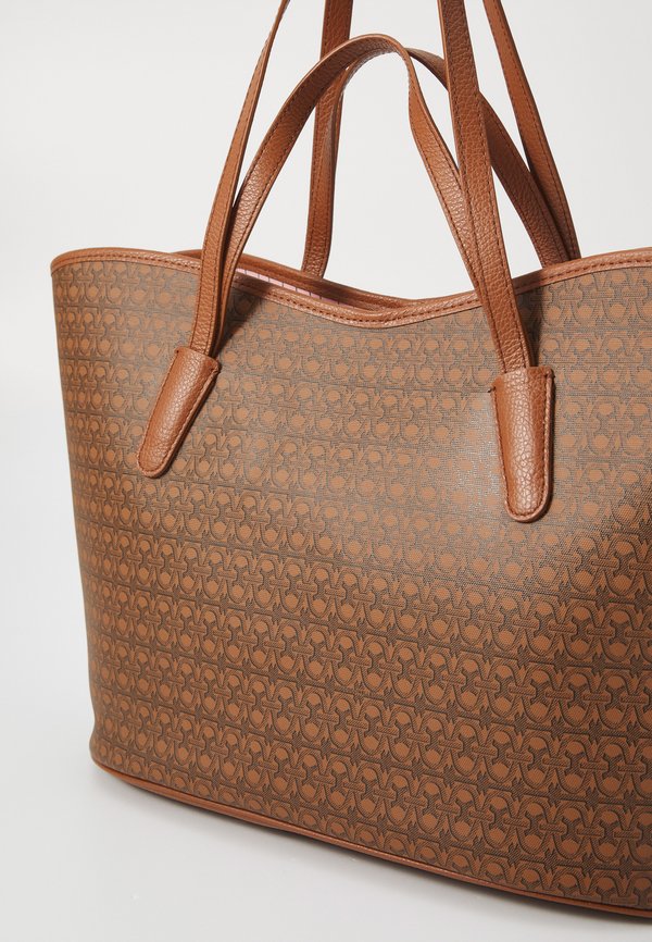 NEW NEVER COATED - Tote bag - cognac4