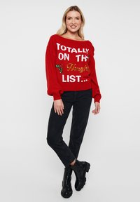Threadbare NAUGHTY LIST - Maglione - red