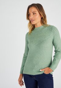 Damart POINT FANTAISIE THERMOLACTYL - Trui - vert