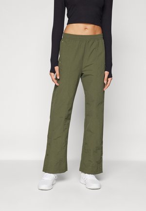 TECH STRAIGHT PANTS - Trousers - dark green