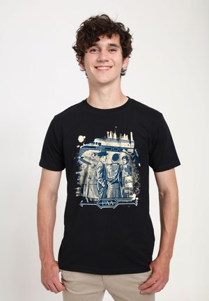 PAN AM THE RAINBOW - Print T-shirt - black