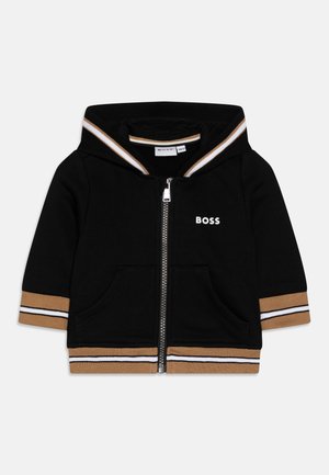 BOSS Kidswear, BABY HOODED - Felpa con zip - black