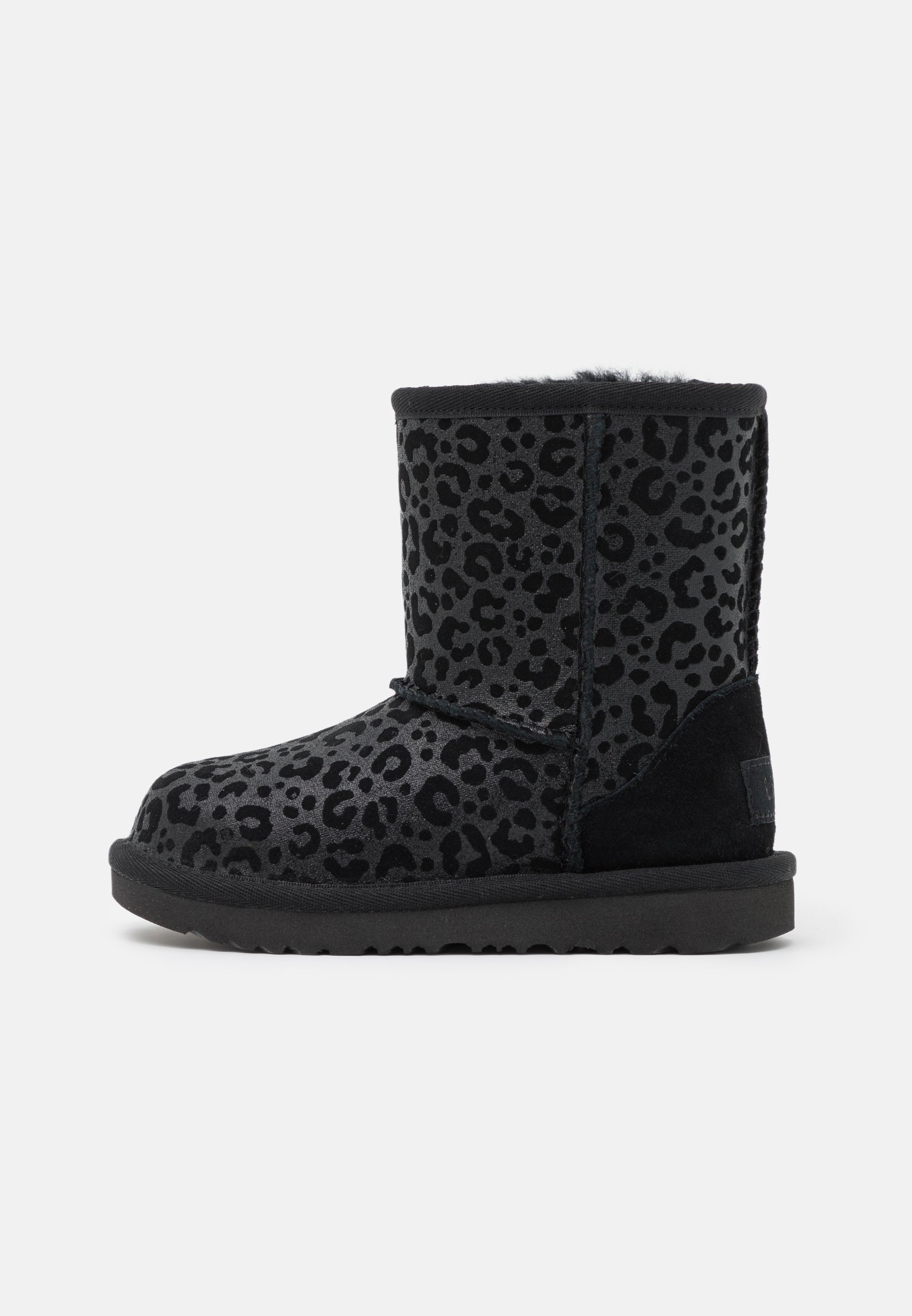 UGG CLASSIC II GLITTER LEOPARD - Korte laarzen - black/Zwart - Zalando.nl