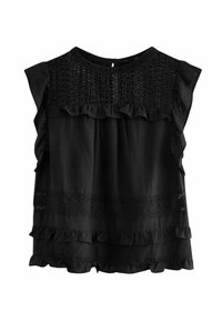 Next FRILL SLEEVE REGULAR FIT - Blūze - black