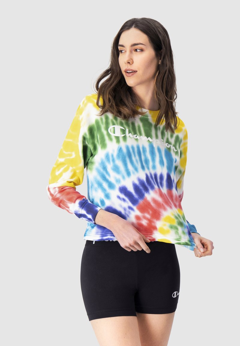 Damen Sportbekleidung | Champion CREW CROP Sweatshirt white/weiß - DD59573 Damen Sportbekleidung | Champion CREW CROP Sweatshirt white/weiß - DD59573
