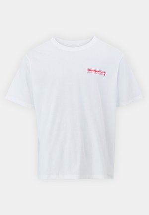 Jack & Jones JORREALMEAL TEE UNISEX - Μπλουζάκι με στάμπα - bright white