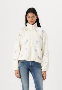 Hollister Embroidered Sherpa Fleece Jacket Forro polar