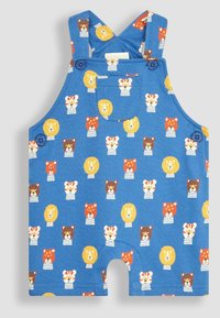 JoJo Maman Bébé 2-PIECE SET  - REGULAR FIT - Kombinezonas su petnešomis - denim blue safari cat
