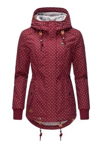 Ragwear YM-DANKA DOTS - Zimní kabát - wine red