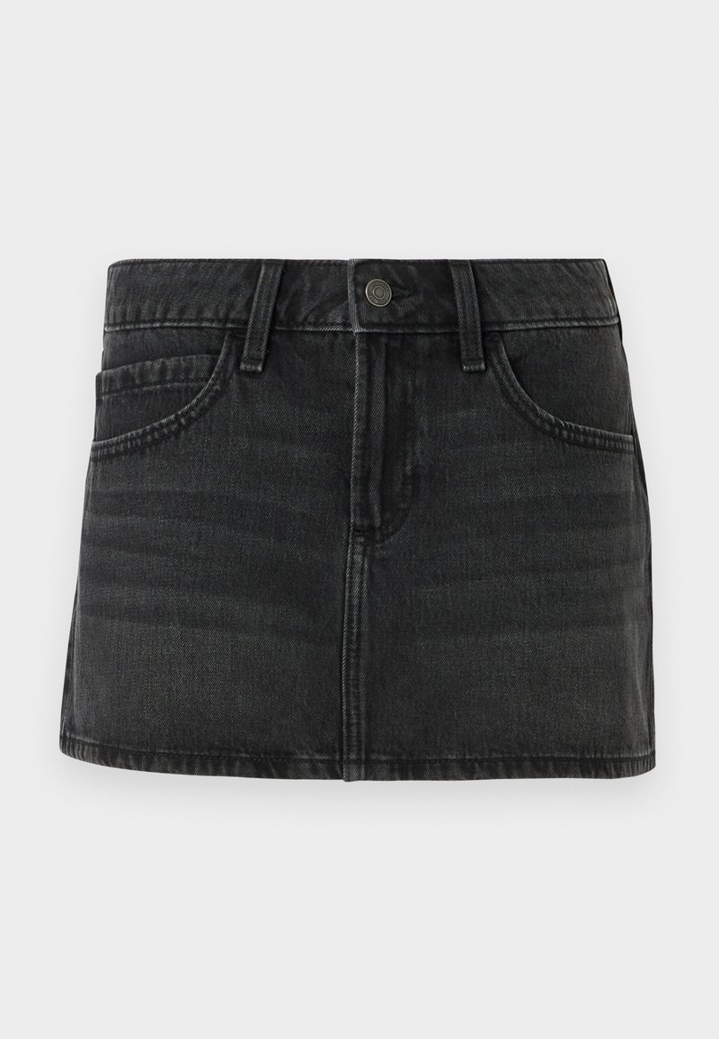 Hollister Co. Minirok zwart denim/blackdenim