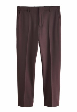 Next, REGULAR FIT - SLIM MUSCLE FIT MOTIONFLEX STRETCH SUIT TROUSERS . - Trousers - burgundy red