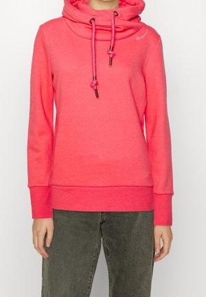 Jersey con capucha - coral