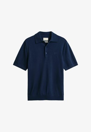 GANT, SHORT SLEEVE - Polotričko - marine