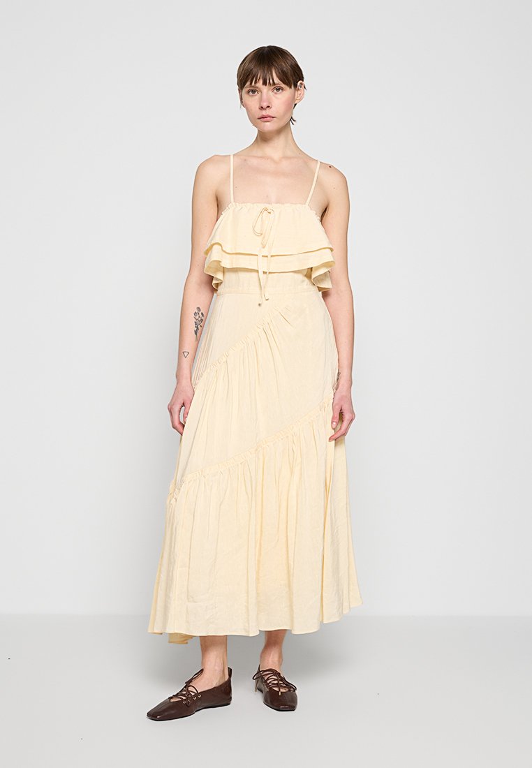 sandro Maxi-jurk wit
