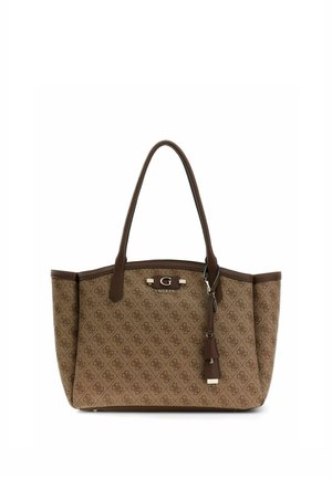 Guess, LINDSEY TOTE - Kabelka - latte logo