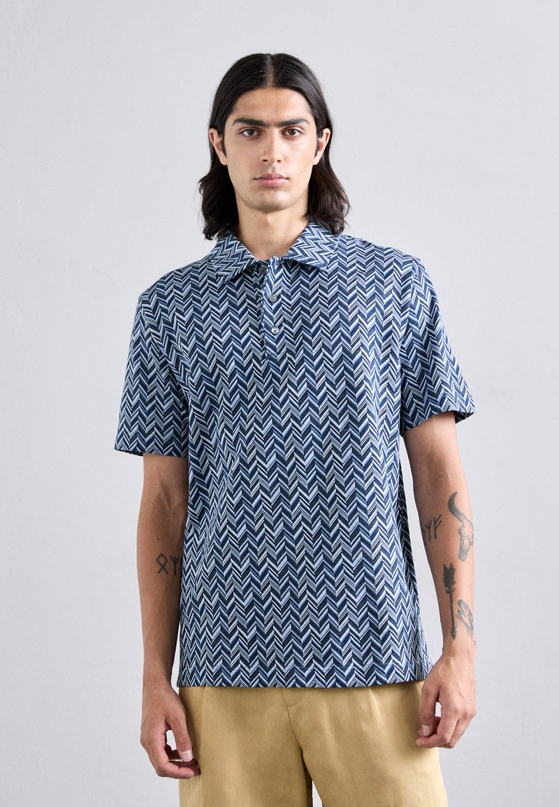 Missoni SHORT SLEEVE - Πόλο - blue tones