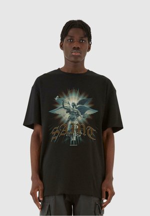 V1 X HEAVY - T-shirts med print - black