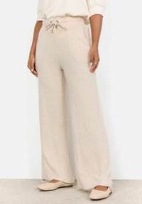 Soyaconcept - SC-BIARA 74 - Tracksuit bottoms - cream melange Thumbnail Image 1