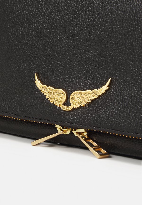 ROCK  - Cross body bag - noir gold4