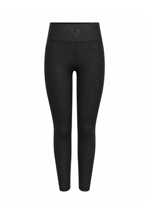 ONLY Play, ONPJAM-2-FONT HW PCK AOP TIGHTS - Leggingek - black