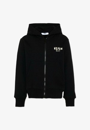 MSGM, FELPA UNISEX - Felpa con zip - black