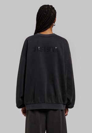 WRSTBHVR, WRSTBHVR SWEATSHIRT KHOBI SWEATSHIRT - Sweatshirt - black vintage