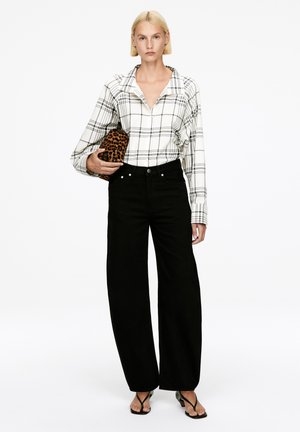 BLOOM BARREL - Wide Leg - black