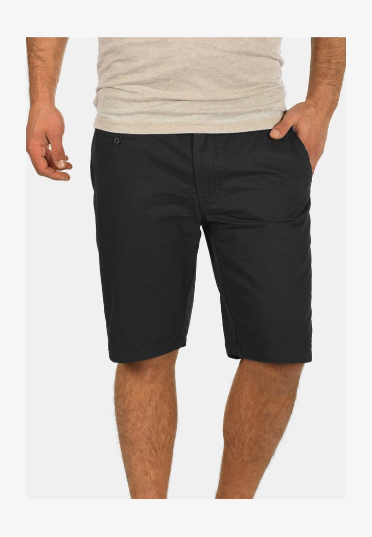BLEND Sasuke Pantaloncini Chino Uomo, Regular Fit, Colore Aluminium, Vita Normale Con Zip E Bottone