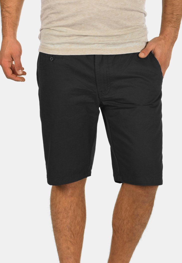 BLEND Sasuke Pantaloncini Chino Uomo, Regular Fit, Colore Aluminium, Vita Normale Con Zip E Bottone