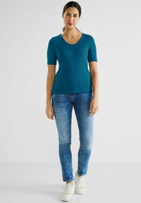 Street One UNI - T-Shirt basic - deep splash blue
