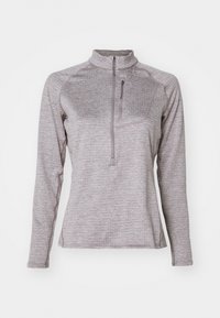 MID LAYER 1/2 ZIP TENCIA - Top s dlhým rukávom - misty lilac melange