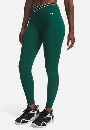 Under Armour, MOTION SPORT TAPE LEGGING - Leggings - campus ivy/black/summit white