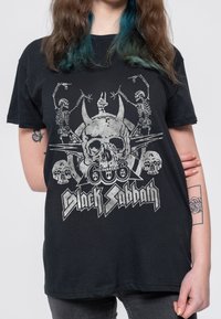 Paradiso Clothing BLACK SABBATH DANCING SKELETONS - Print T-shirt - black