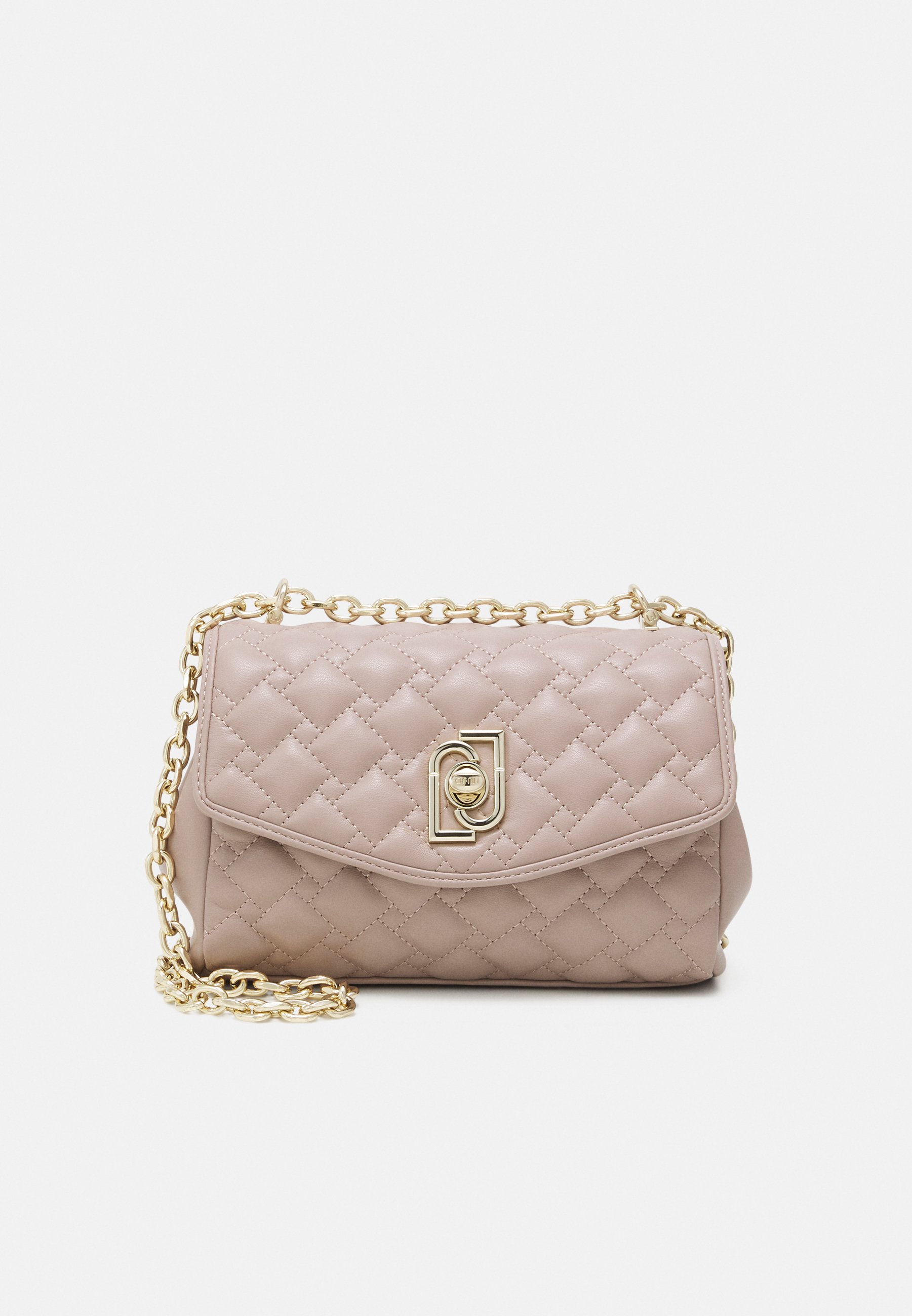 Borsa Donna a Tracolla LIU JO Effetto Matelassè color Lilla Giacinto a  sconto