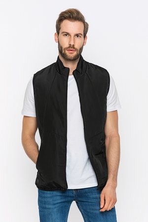 Basics and More Veste sans manches - black