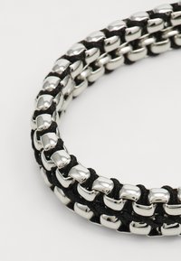 Calvin Klein FUSED - Apyrankė - silver-coloured/black