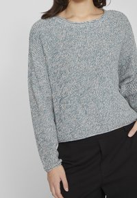 VILA Stickad tröja - green