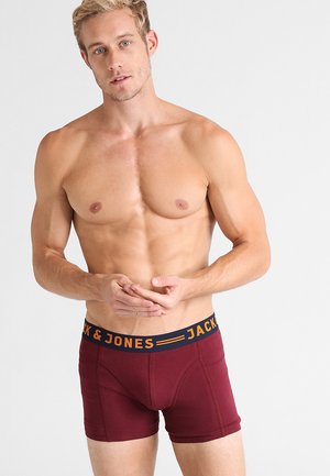 JACLICHFIELD 3 PACK - Pants - burgundy