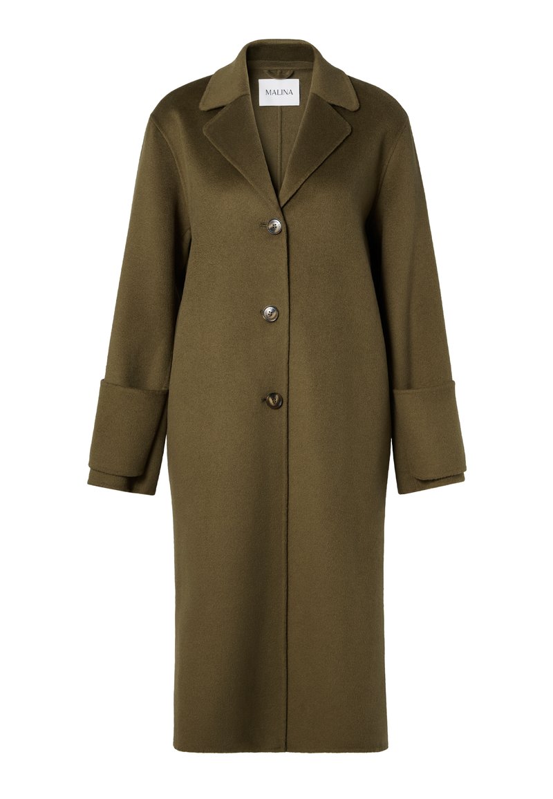 Malina Mantel olijfgroen