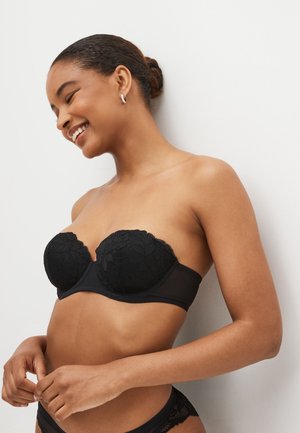 Next PAD STRAPLESS 2 PACK STANDARD - Podprsenka s viacerými možnosťami nosenia / bez ramienok - black/nude