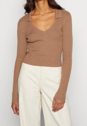 Strickpullover - beige