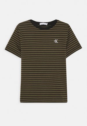 STRIPE SHIRT - T-shirt imprimé - green