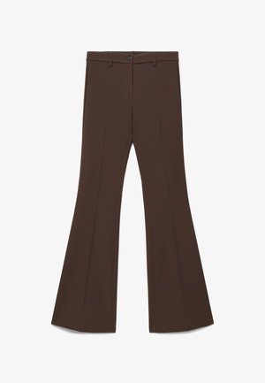 Calliope, PANTALONE LUNGO TINTA UNITA - Pantaloni - cioccolato scuro