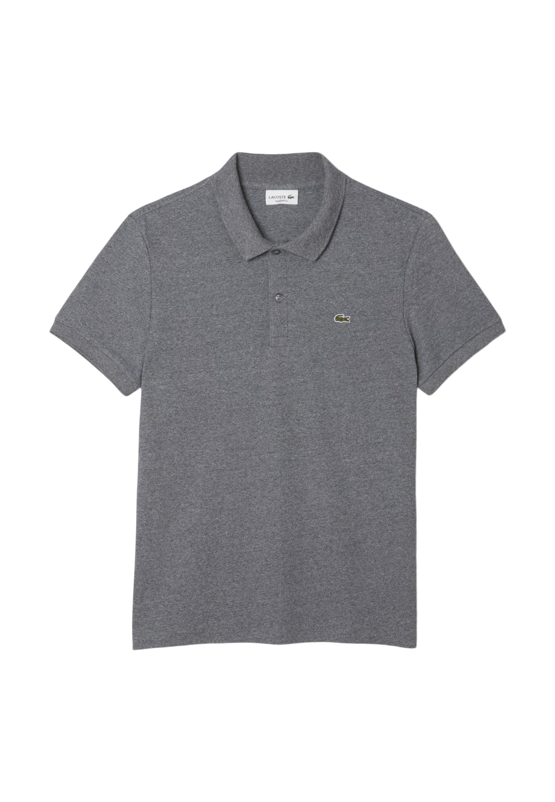 トップス L1212 LACOSTE POLO SHIRT GRAY Lacoste L1212 Long Sleeve Polo Shirt - Grey | Very